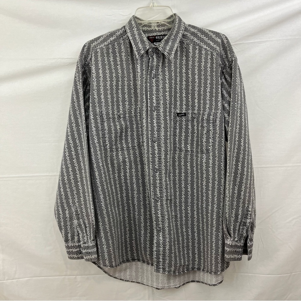 Vintage GUESS Made in USA Men’s Medium Long Sleeve Shirt
